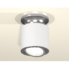 Светильник Ambrella Light XS7401100 SWH/PSL белый песок/серебро полированное MR16 GU5.3 (N7927, C7401, N7003)