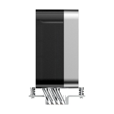 Кулер для процессора Ocypus Delta A40 EX BK ARGB, 120мм ARGB FAN, 4 HEAT PIPES, 4-PIN PWM, 500-1800 RPM, 29DBA, HYDRO BEARING, LGA115X/1200/1700/18XX, AM4/AM5