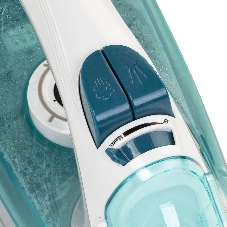 Утюг Galaxy Line GL 6127, бирюзовый, паровой, 2200 Вт, постоянный пар 50 г/мин, паровой удар 170 г/мин, функции: самоочистка, антикапля, антинакипь, функция увлажнения, вертикальное отпаривание, защита от перегрева, индикатор нагрева, керамическое покрытие подошвы, резервуар для воды 400 мл