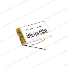 Аккумулятор Li-Pol (батарея) 2.5x34x50 мм 2pin 3.7V/380mAh