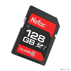 Флеш карта Netac P600 SDHC 128Gb U1/C10 up to 80Mb/s, retail pack