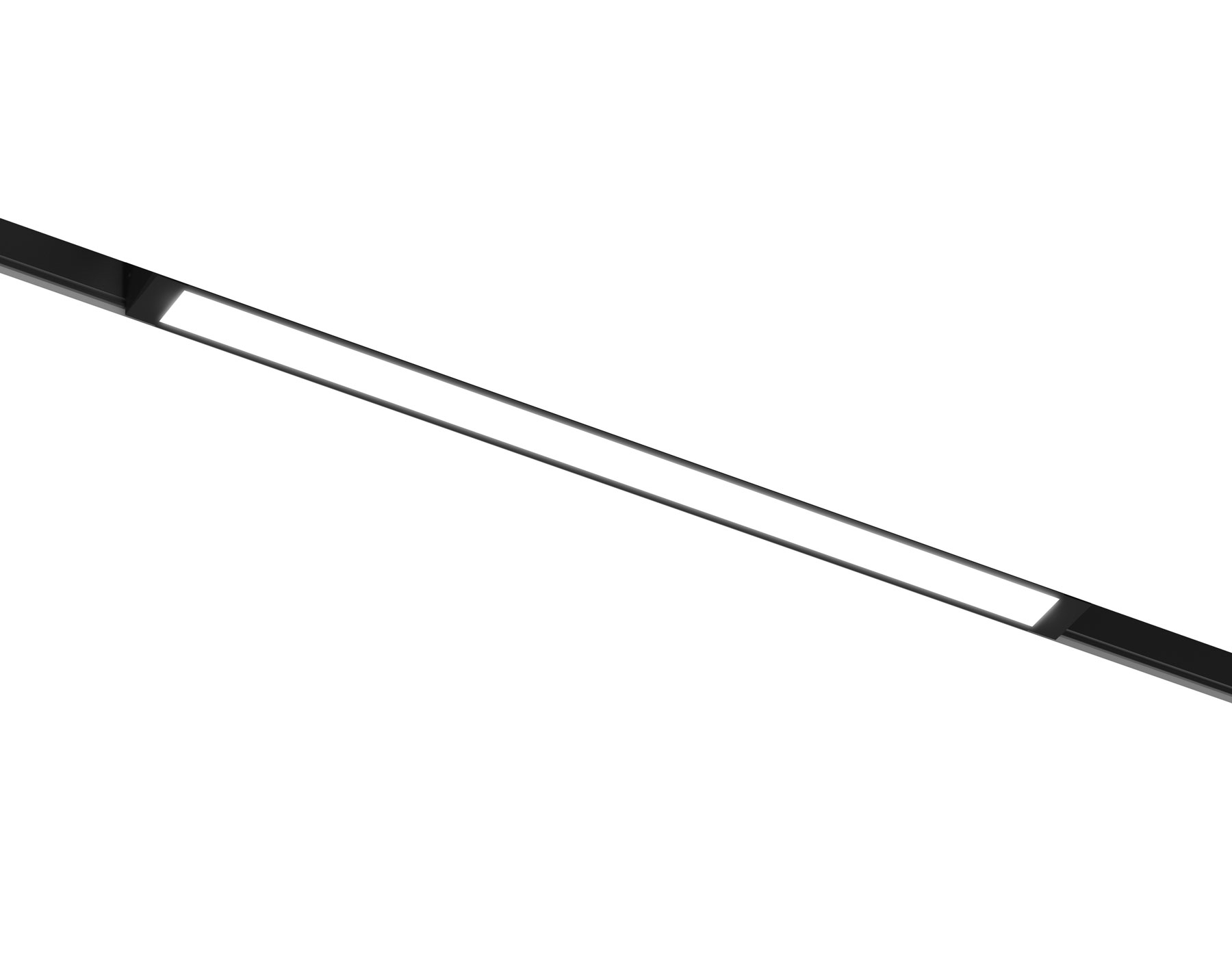 Трековый линейный светильник Ambrella light GL8045 BK черный IP20 18W 3000-6000K 220V 120° 410*25*41