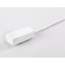 Ввод питания для шинопровода IP20 48V 60*26*16 GV1261 WH белый