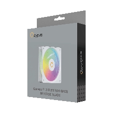 Вентилятор для корпуса Ocypus Gaммa F12 Elite WH ARGB REVERSE BLADE, 120x120x25мм, 4-PIN PWM, 600-1800 RPM, 26 DBA MAX, HYDRO BEARING