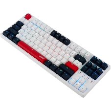 Клавиатура беспроводная Acer OKR302 (ZL.KBDEE.016), USB, Bluetooth/Радиоканал, белый