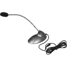 Микрофон компьютерный Defender MIC-111, серый, кабель 1,5 м