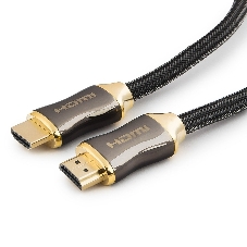 Кабель Cablexpert HDMI, серия Platinum, 4,5 м, v2.0, M/M, позол.разъемы, металлический корпус, нейлоновая оплетка, блистер
