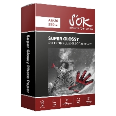 Фотобумага RC Super Glossy 290gsm; A6*20Суперглянцевая; 290г/м2; формат А6; 20 листов RC Фотобумага RC Super Glossy 290gsm; A6*20Суперглянцевая; 290г/м2; формат А6; 20 листов RC