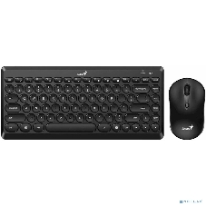 Комплект клавиатура+мышь Genius Luxemate Q8000 беспроводной, USB, 1600 DPI, чёрный