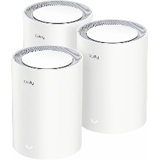 Бесшовный Mesh роутер Cudy M1800(3-Pack) AX1800 10/100/1000BASE-TX белый (упак.:3шт)