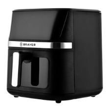 Аэрогриль Brayer 2038BR черный, 1600 Вт, 7 л, сенсор, 12 программ