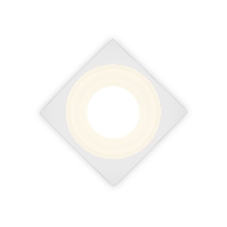 Светильник Ambrella light TN1314 SWH/FR белый песок/белый матовый GU5.3 92*92*45