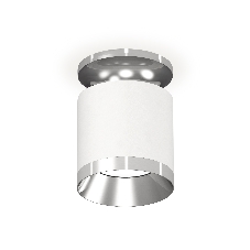 Светильник Ambrella Light XS7401101 SWH/PSL белый песок/серебро полированное MR16 GU5.3 (N7927, C7401, N7032)