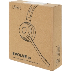 Гарнитура Jabra Evolve 65 TE чёрный, беспроводная, Bluetooth, до 16 ч