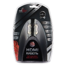 Кабель Cablexpert HDMI, серия Platinum, 4,5 м, v2.0, M/M, позол.разъемы, металлический корпус, нейлоновая оплетка, блистер