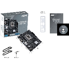 Материнская плата ASUS PRIME H610M-D D4, LGA 1700, Intel H610, 2xDDR4, 4xSATA, 1xM.2, 1xPCIe 4.0 x16, 1xPCI, 1xHDMI, 1xVGA, 1x 1Gb LAN, 2xUSB-A 2.0, 2xUSB-A 3.2 Gen 1, 3x3.5 мм, 7.1, mATX