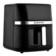Аэрогриль Brayer 2038BR черный, 1600 Вт, 7 л, сенсор, 12 программ