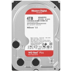 Жесткий диск HDD WD Red Plus 4Tb 5400rpm SATA 256Mb 3.5