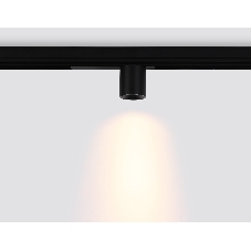 Управляемый светодиодный светильник для шинопровода Magnetic Ambrella light GL1242 BK черный IP20 7W 3000K-6400K 220V 24° D75*85 (Без ПДУ)
