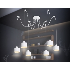 Светильник Ambrella light TR8131/6 WH белый E27*6 max 40W D700*800