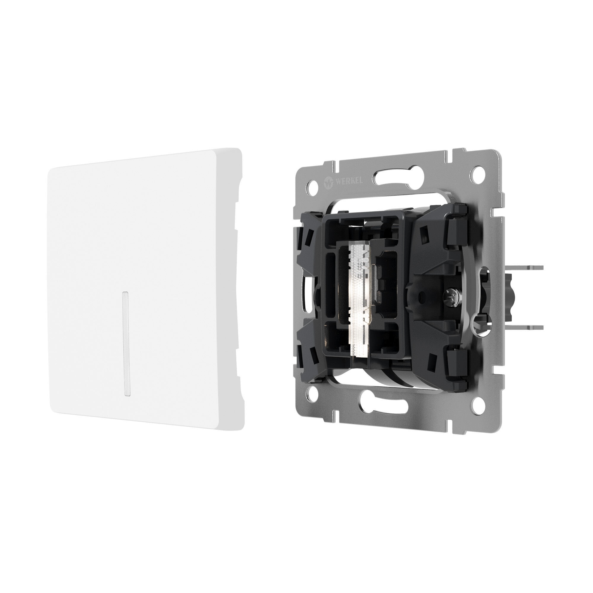 Блок LED подсветки для выключателя Werkel 2 шт. W8010101 (белый)