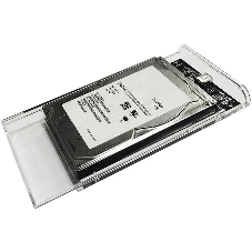 Внешний корпус для HDD/SSD AgeStar 3UB2P6C SATA III пластик прозрачный 2.5