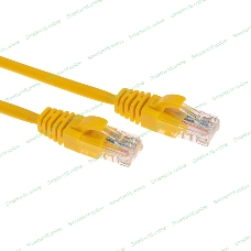 Патч-корд U/UTP Rexant cat.5e, RJ45-RJ45, 26AWG, LSZH, желтый, 0,3м
