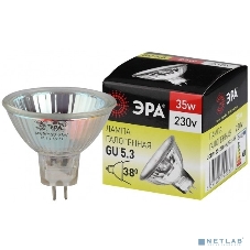 Лампа галогенная ЭРА GU5.3-JCDR (MR16) -35W-230V-Cl(10/200/6000)