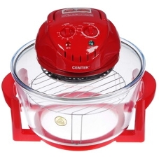Аэрогриль Centek Ct-1456 красный, 1400 Вт, 12 л, механическое управление, 0 программ