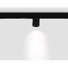 Управляемый светодиодный светильник для шинопровода Magnetic Ambrella light GL1242 BK черный IP20 7W 3000K-6400K 220V 24° D75*85 (Без ПДУ)