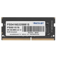 Оперативная память Patriot Signature, DDR4, 16GB (1x16 GB), 3200 MHz, CL22, SO-DIMM