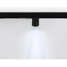 Управляемый светодиодный светильник для шинопровода Magnetic Ambrella light GL1242 BK черный IP20 7W 3000K-6400K 220V 24° D75*85 (Без ПДУ)