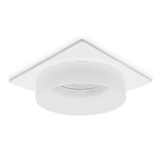 Светильник Ambrella light TN1314 SWH/FR белый песок/белый матовый GU5.3 92*92*45
