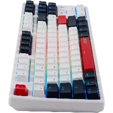 Клавиатура беспроводная Acer OKR302 (ZL.KBDEE.016), USB, Bluetooth/Радиоканал, белый