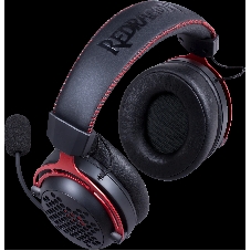 Гарнитура Redragon Diomedes чёрный/красный, проводная, USB / mini jack 3.5 мм
