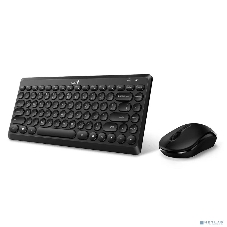 Комплект клавиатура+мышь Genius Luxemate Q8000 беспроводной, USB, 1600 DPI, чёрный