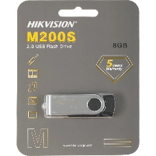 Флешка USB R/W R/W HS-USB-M200S/8GUSB 2.0 8Gb Hikvision Flash USB (ЮСБ брелок для переноса данных) HS-USB-M200S/8G