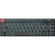 Клавиатура Acer OKR400 гибридная, USB Type-A, Bluetooth, радиоканал, чёрный
