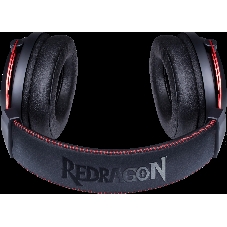 Гарнитура Redragon Diomedes чёрный/красный, проводная, USB / mini jack 3.5 мм