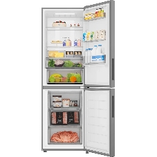 Холодильник Haier CEF530CSRG серебристый двухкамерный 207/91л морозилка снизу, No Frost