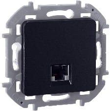 Информационная розетка RJ 45 - категория 5e - UTP - INSPIRIA - антрацит