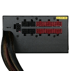 Блок питания CWT PUO1050V-G, 1050Вт, 80 PLUS Gold, 140мм, модульный, черный
