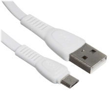 Кабель USB 2.0 HOCO X13, AM/microBM, белый, 1м
