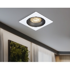 Светильник встраиваемый Ambrella light TN102727 WH/BK белый/черный GU5.3 92*92*23