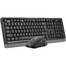 Комплект клавиатура+мышь A4Tech FStyler FG1035 беспроводной, USB, 2000 DPI, чёрный/серый
