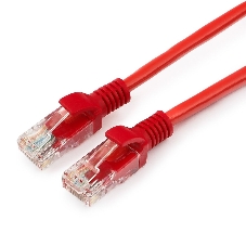Патч-корд UTP Cablexpert cat.5e, 3м, литой, многожильный, красный