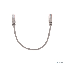 Патч-корд U/UTP Rexant CAT 5e, RJ45-RJ45, 26AWG, ZH нг(А)-HF, серый, 0,3 м