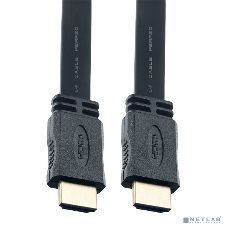 Кабель PERFEO HDMI A вилка - HDMI A вилка, плоский, ver.1.4, длина 3 м. (H1303)