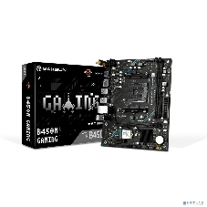 Материнская плата Maxsun B450M GAMING WIFI, AM4, AMD B450, 2xDDR4 (до 64 ГБ), 2xSATA, 1xM.2 (PCIe 3.0 x4), 1xPCIe 3.0 x16, 1xPCIe 3.0 x1, 1xHDMI, 1xDP, 1x1Gb LAN, Wi-Fi 5, Bluetooth 4.2, 4xUSB-A 5Gbps, 2xUSB-A 2.0, 3x3.5 мм, 7.1, mATX