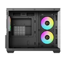 Корпус Ocypus Gamma C54 BK ARGB, Mini-Tower, чёрный, 3 x 120 мм